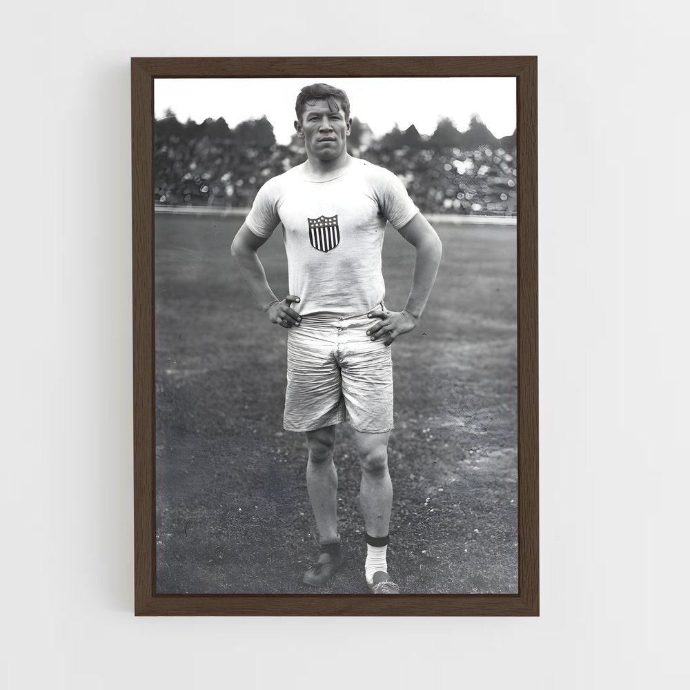 Poster L'athlète de Stockholm – affiche Jeux Olympiques (vue 5)